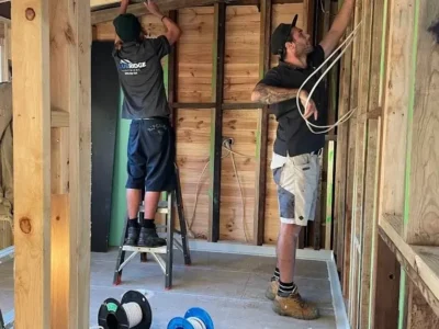 Our team of electricians in Tweed Heads is inspecting an electrical system